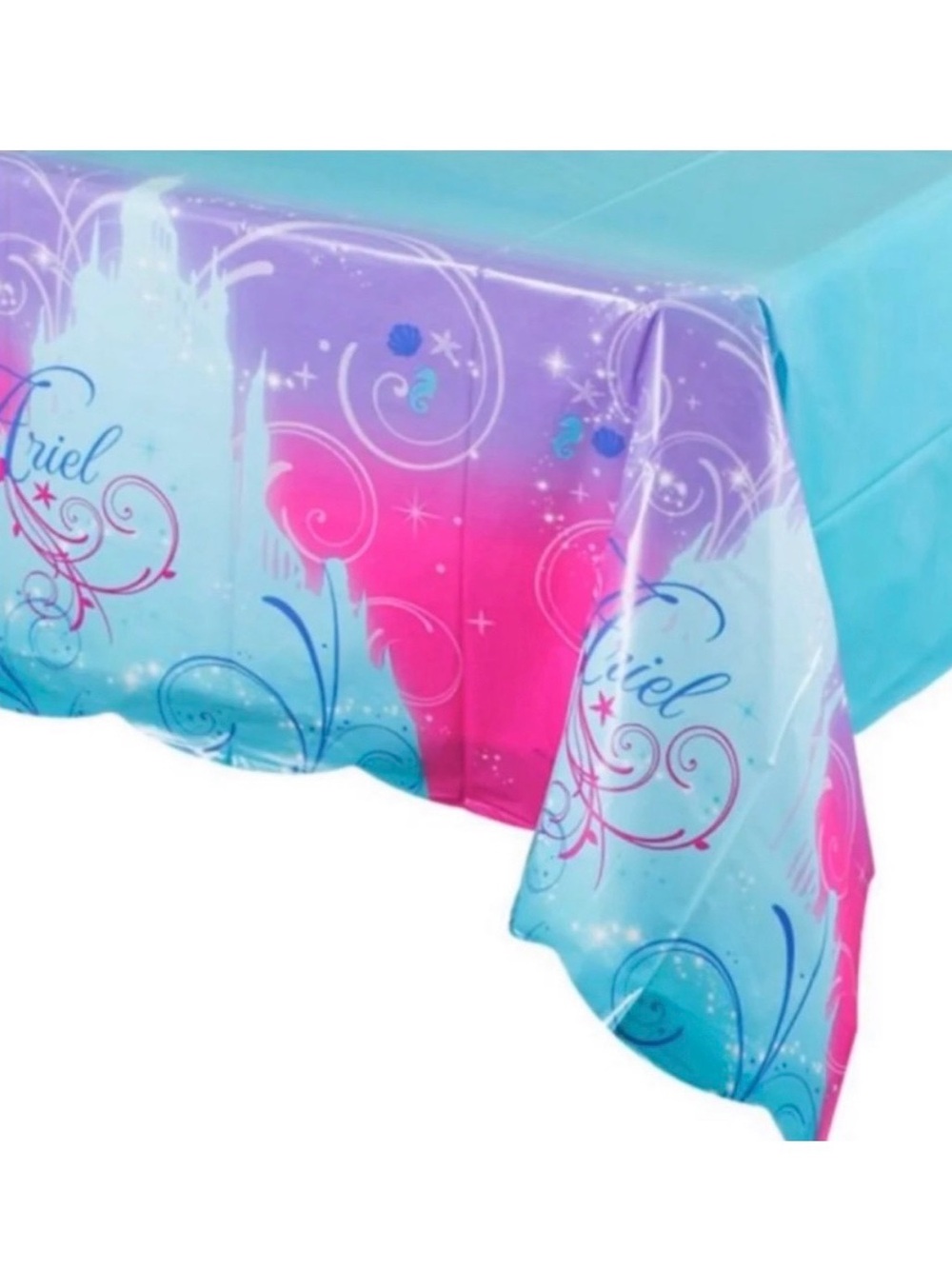 💞 New Disney Little Mermaid Ariel Plastic Party Table Cover